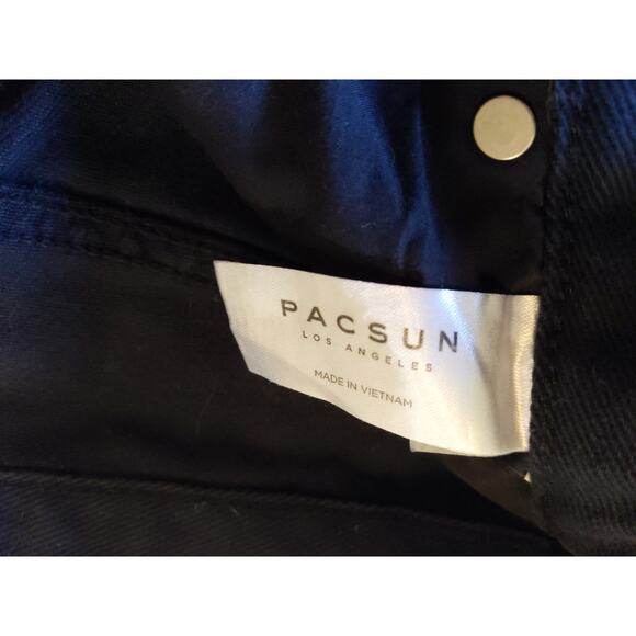 PacSun Sz Medium Black Mom Jeans w/ Belt Included - Picture 6 of 10